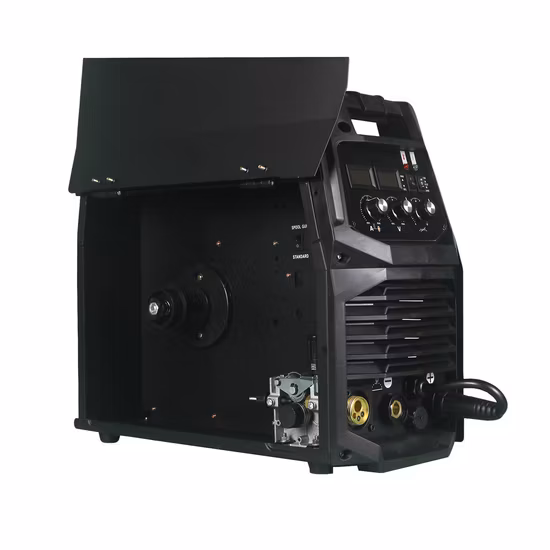 Decapower MMA TIG Mag MIG 溶接機 4 in 1 ガスガスレス CO2 MIG 溶接機 160 アンペア 鋼用調整可能なインダクタンス付き